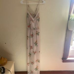 light pink maxi dress